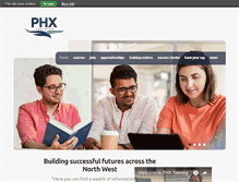 Tablet Screenshot of phxtraining.co.uk